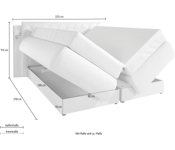 Boxspring 180x200 Amalfi