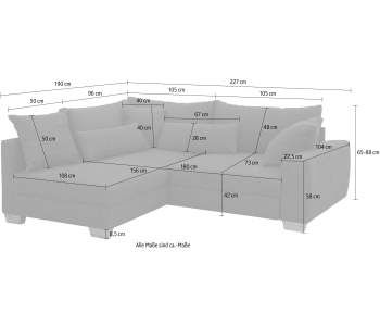 Ecksofas Kerstin Luxus