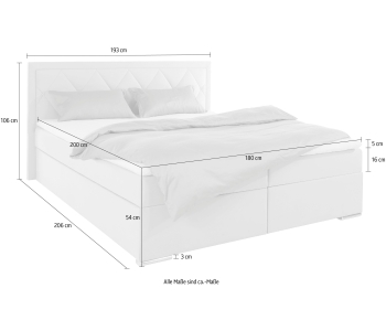 Boxspring 180x200 Alfie thumbnail