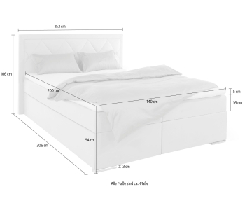 Boxspring 140x200 Alfie