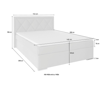 Boxspring 140x200 Alfie