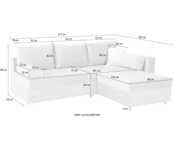 L-Form Ecksofas Sassari-Italia thumbnail
