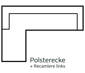 L-Form Ecksofas Vale thumbnail