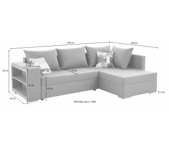 L-Form Ecksofas John thumbnail
