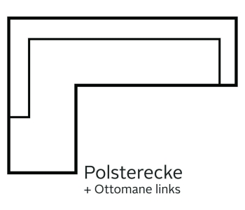 L-Form Ecksofas Rice thumbnail