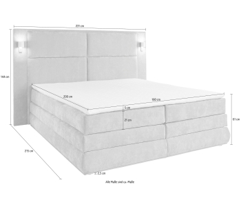 Boxspring 180x200 Copenhagen