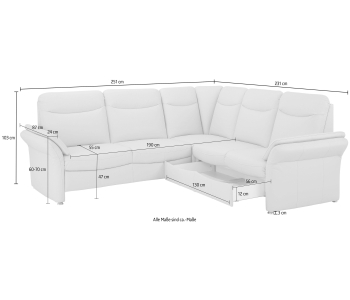 Ecksofas Tahoma