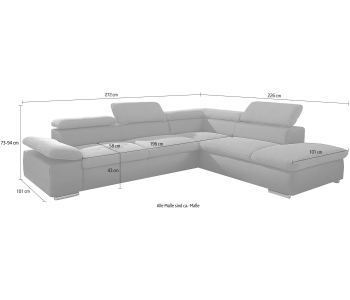 Ecksofas Valantine thumbnail