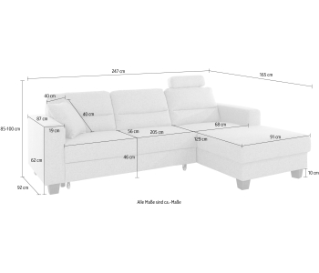 Ecksofas Chamber