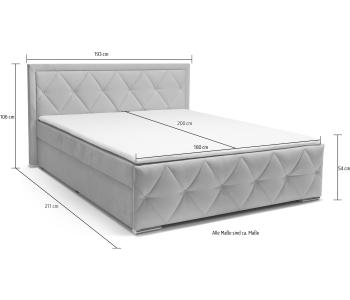 Boxspring 180x200 Alfie