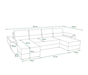 Wohnlandschaft Rebi U2