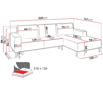 Ecksofas Mingo