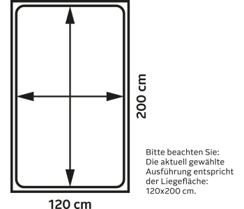 Boxspring 120x200 Sam