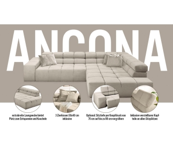 Ecksofas Ancona