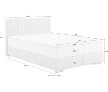 Boxspring 140x200 Thor