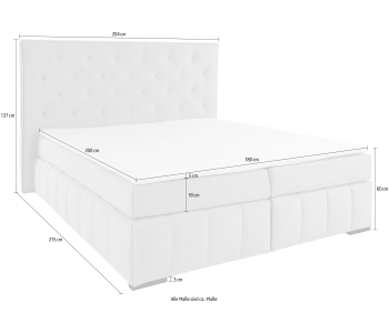 Boxspring 160x200 Vancouver