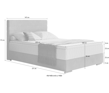 Boxspring 140x200 Stratus