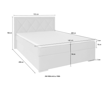 Boxspring 140x200 Alfie thumbnail