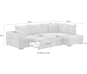 Ecksofas Allegro thumbnail
