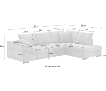 Ecksofas Allegro thumbnail