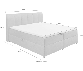 Boxspring 180x200 Granada thumbnail