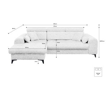 Ecksofas Eletra thumbnail