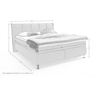 Boxspring 180x200 Lexos