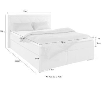 Boxspring 140x200 Alfie