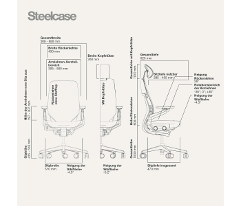 Stühle Steelcase Gesture