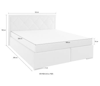 Boxspring 180x200 Alfie