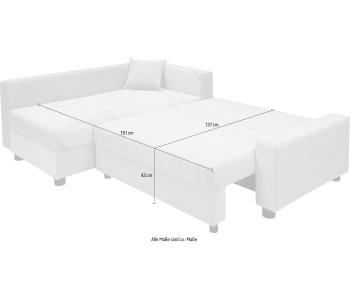L-Form Ecksofas Parma thumbnail