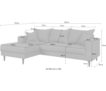 Ecksofas Edina