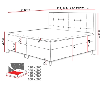 Boxspring 200x200 Avanti thumbnail