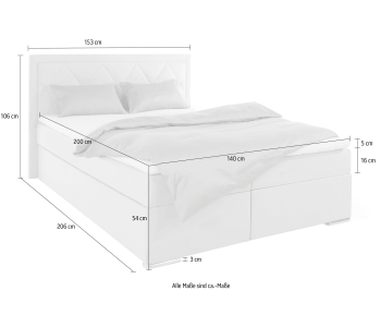 Boxspring 140x200 Alfie