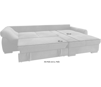 L-Form Ecksofas Livorno thumbnail