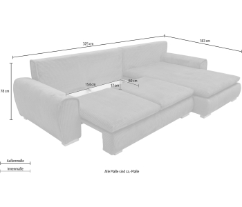 L-Form Ecksofas Katja thumbnail
