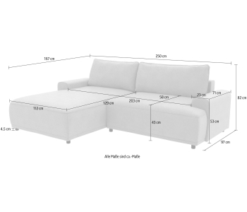 L-Form Ecksofas Fordon thumbnail