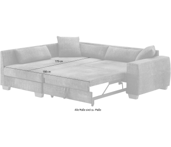 L-Form Ecksofas Hilla thumbnail