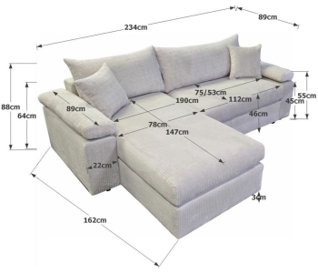 L-Form Ecksofas Cosy thumbnail
