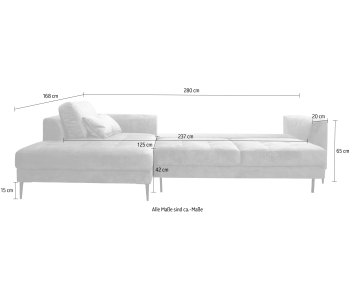 L-Form Ecksofas Luzi thumbnail