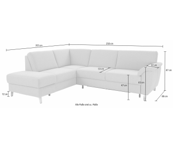 L-Form Ecksofas Texel thumbnail