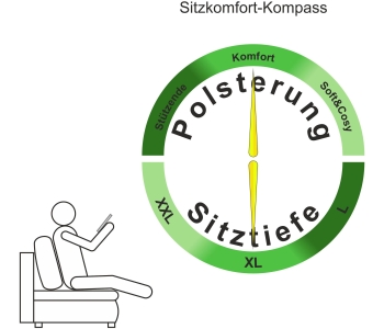 L-Form Ecksofas Night & Day thumbnail