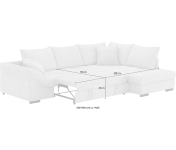 L-Form Ecksofas Allegro thumbnail