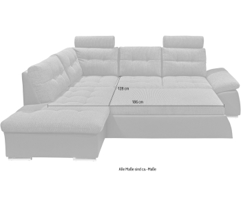 L-Form Ecksofas JAKARTA thumbnail