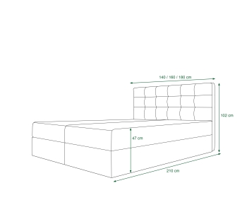 Boxspring 180x200 Fado 2 thumbnail