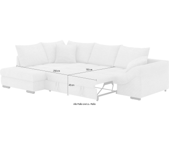 L-Form Ecksofas Allegro thumbnail