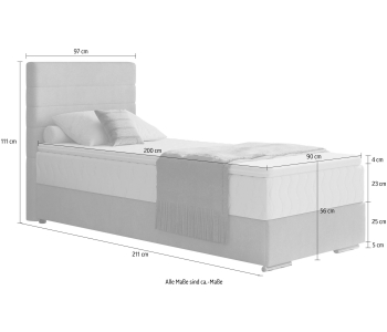 Boxspring 90x200 Stratus thumbnail