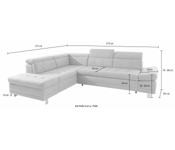 L-Form Ecksofas Limit thumbnail