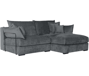 L-Form Ecksofas Casa XXL thumbnail