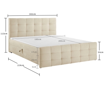 Boxspring 180x200 Lilienne thumbnail
